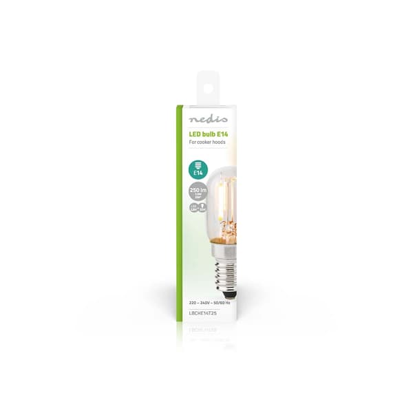 Nedis lampa för Spiskåpa | LED | E14 | 2 W | T25