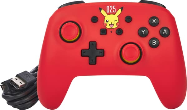 PowerA Wired Controller -peliohjain, Laughing Pikachu, Switch