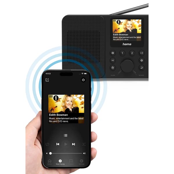 Hama Radio Dab+ Fm Internet DIR10 Bluetooth Musta