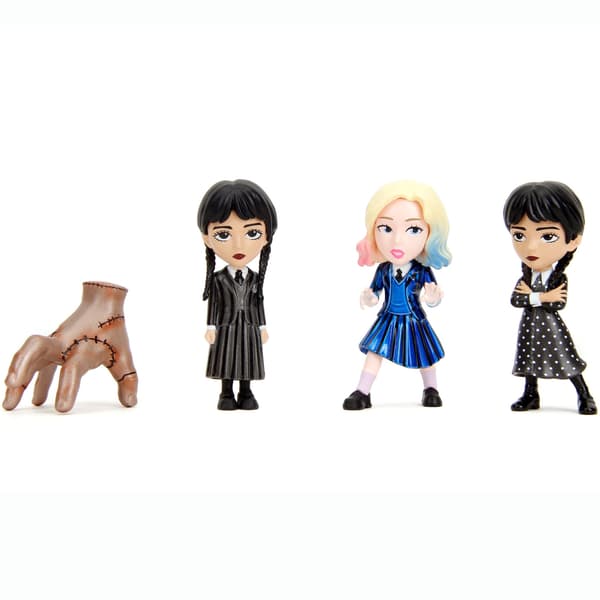Jada Toys Wednesday Samlarfigur 4-Pack, 6 cm