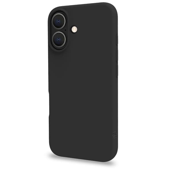 Celly Cromo Soft rubber case iPhone 17e / 16e Svart