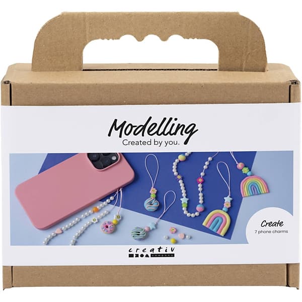 Mini Craft Kit Modelling - Mobile charm - valikoituja värejä (977850)