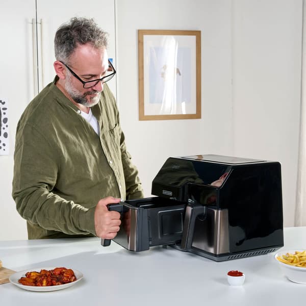 BLACK+DECKER Airfryer Dobbelt 2500W