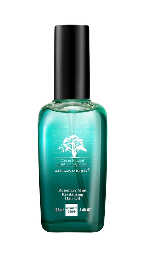 Arganmidas Rosmariini-minttu-elvyttävä hiusöljy – 100 ml