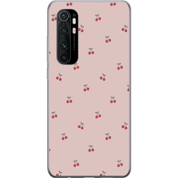 Mobildeksel til Xiaomi Mi Note 10 Lite med Kirsebær motiv