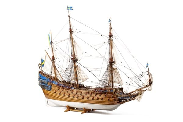 1:75 WASA - Skrog av tre
