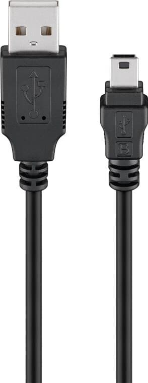 Goobay USB 2.0 A - Mini-B kabel, 0,3 m