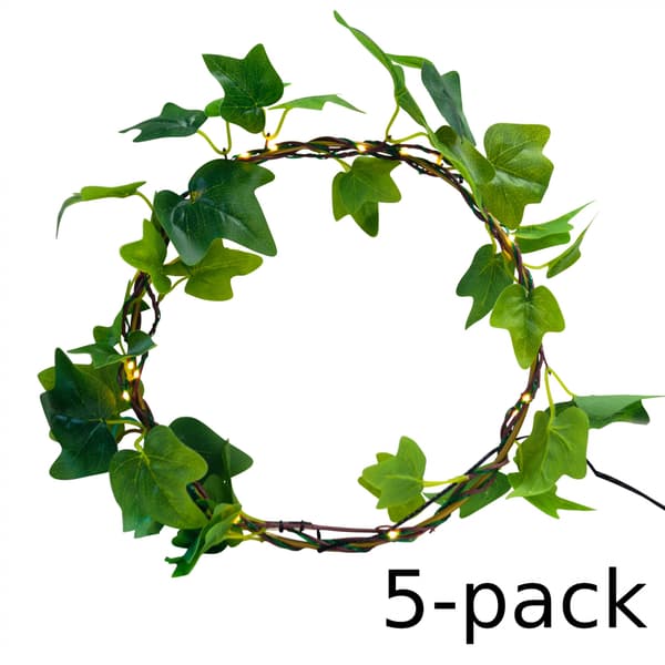 5-pack GadgetMonster Vihreä lehti valo merkkijono