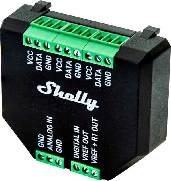 Shelly Plus Add-on-sensorporten til