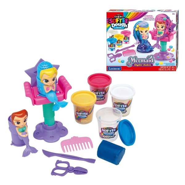CraZart Cra-Z-Art – Softee Dough Glitrende havfruesalong (CRDOUGH12)