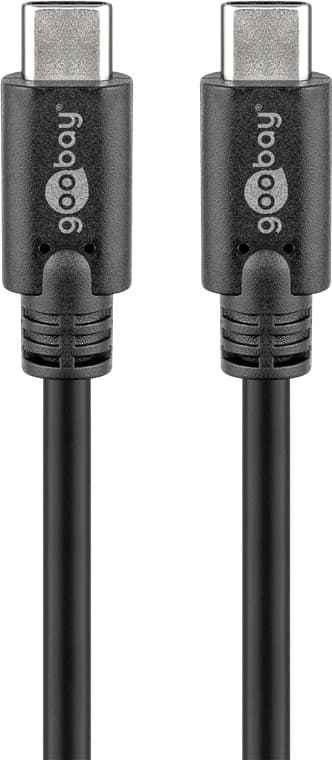 Goobay Sync & Charge SuperSpeed USB-C™-kabel (USB 3.2 Gen 1), USB-PD, 3 m USB-C™ plugg > USB-C™ plugg