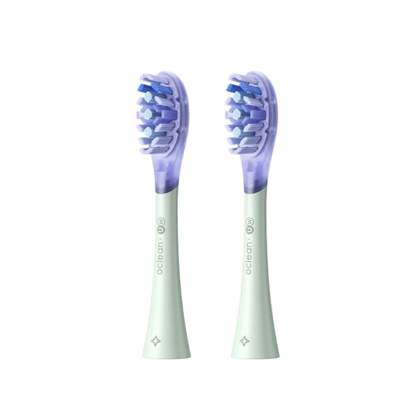 Oclean Borsthuvud Ultra White 2-Pack Grön