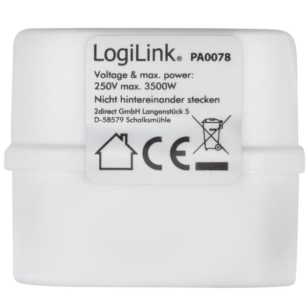 LogiLink Överspänningsskydd 1-vägs
