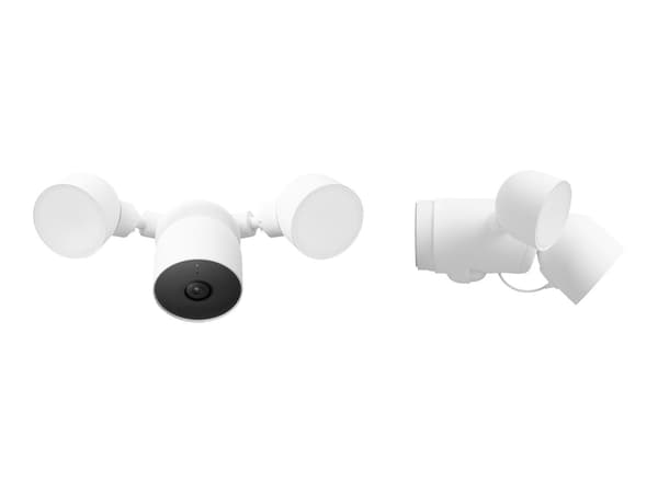Google Nest Cam med lyskaster (kablet)