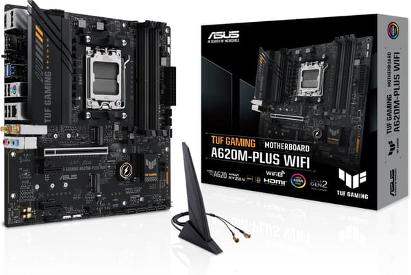 ASUS TUF GAMING A620M-PLUS WIFI mATX-emolevy