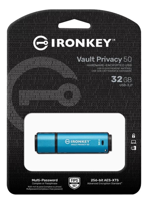 Kingston 32 GB IKVP50 256bit-kryptering