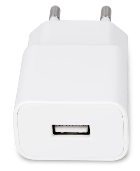 Maxlife vægoplader MXTC-01 USB (1A) + Lightning-kabel, hvid