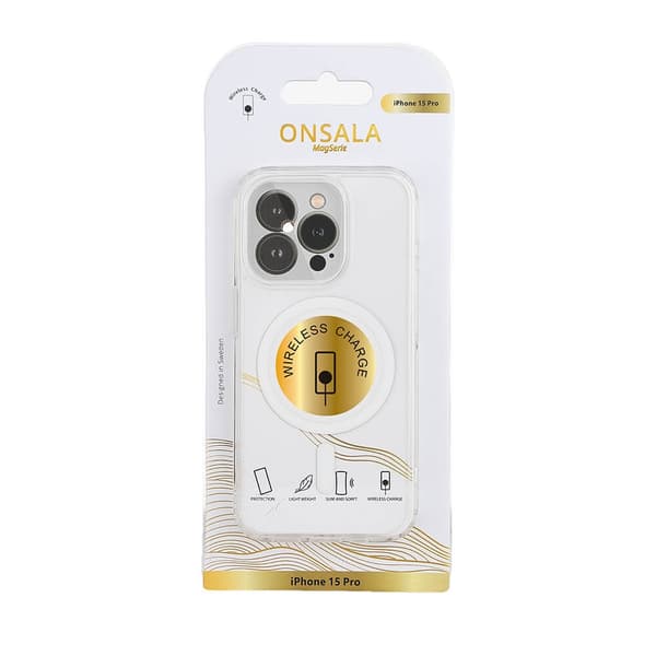Onsala Mobildeksel MagSeries Transparent - iPhone 15 Pro