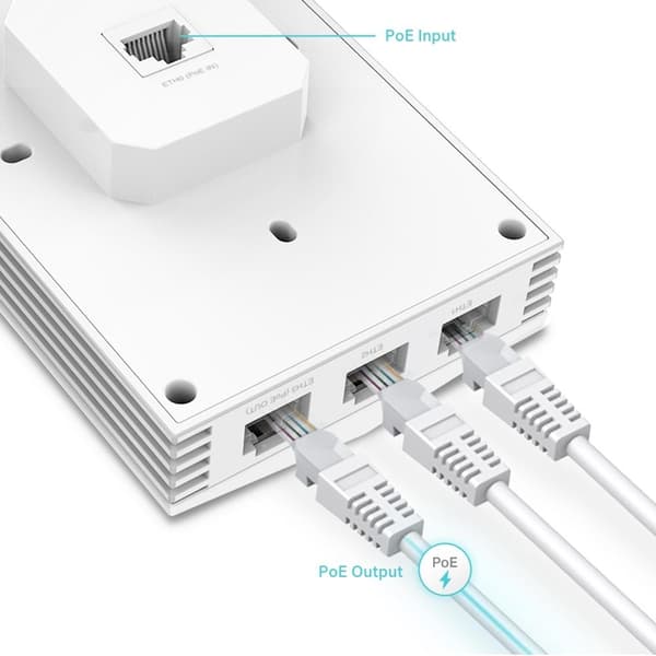 TP-Link AX3000 Veggplate Wi-Fi 6 aksesspunkt /EAP655-Wall