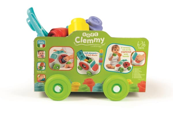 Clementoni Blød Clemmy-bil