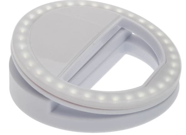 Selfie-lampe, hvit