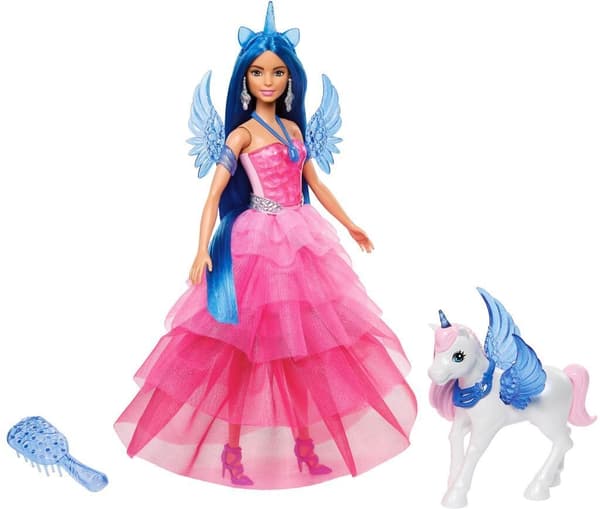 Barbie Sapphire Alicorn docka - Modedocka