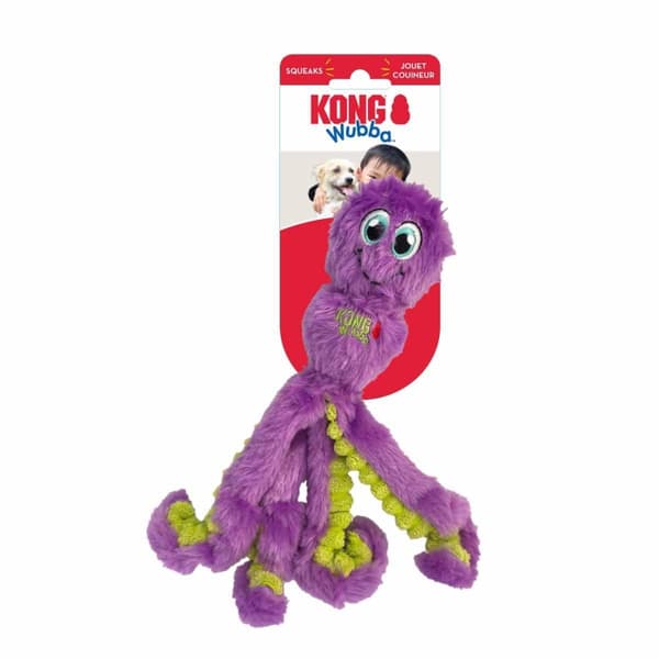Kong Wubba Blæksprutte Mix S 23x10x5cm
