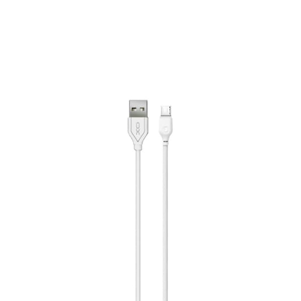 XO NB103 USB - microUSB-kaapeli (2,1A) 1m, valkoinen
