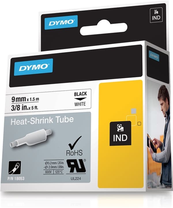 DYMO Rhino, merkattava kutisteputki, 9mm