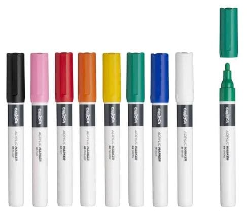 CARIOCA Plus - Akryylitussit, 8 kpl (809309)