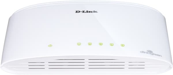 D-Link switch, 5x10/100/1000Mbps, RJ45, bordsm. (DGS-1005D)