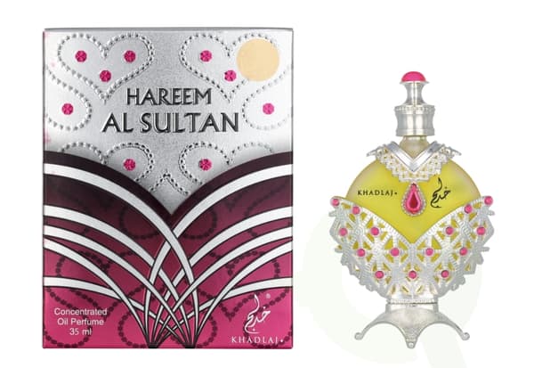 Khadlaj Women's Hareem Sultan Silver Attar Oil Perfume 35 ml