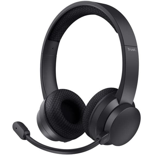 Trust Ayda Trådlöst PC-headset Bluetooth ENC Svart