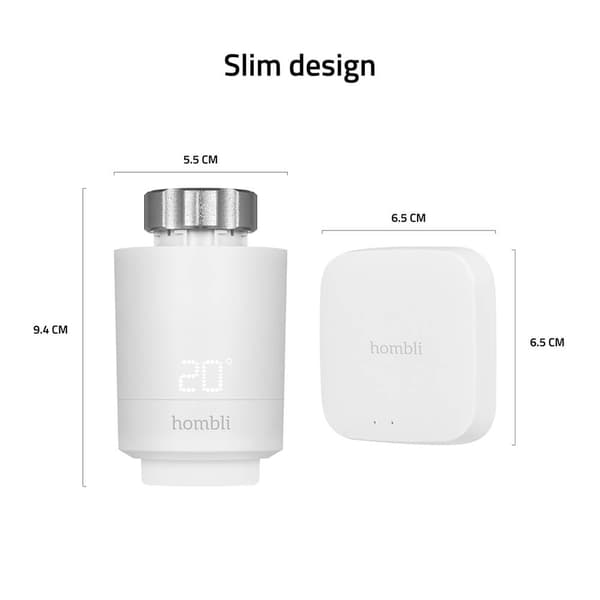 Hombli Smart Termostat Start Kit (2+BT Bridge)