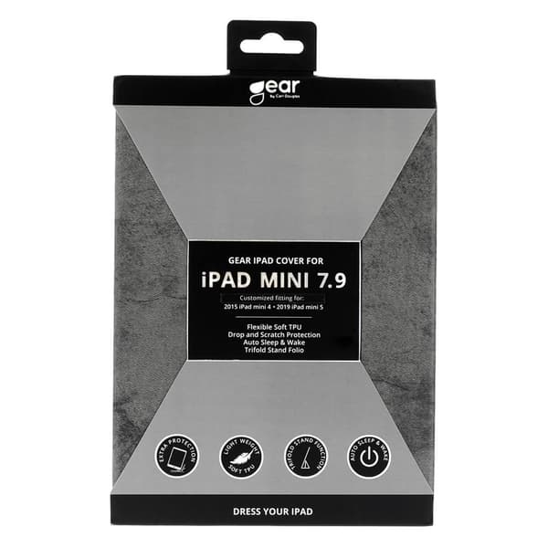 Gear Tabletsuoja Harmaa iPad Mini 7,9" 2019 Apple Pencil-kynäpaikka