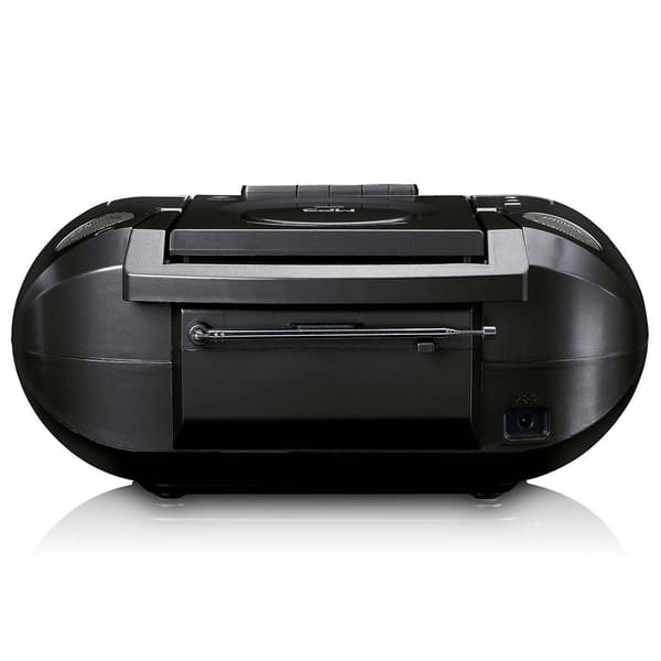 Lenco Bærbar DAB+- og FM-radio med cd-kassette og Bluetooth® Sort