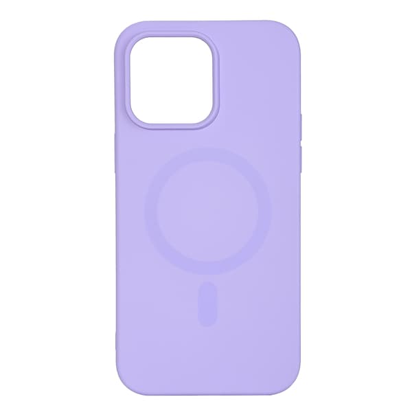 Essentials iPhone 14 Pro Max Mag bakdeksel i silikon, lilla