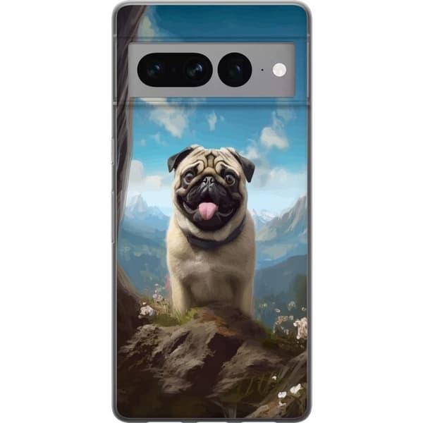 Mobildeksel til Google Pixel 7 Pro med Glad Hund motiv