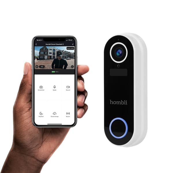 Hombli Smart dørklokkepakke hvit