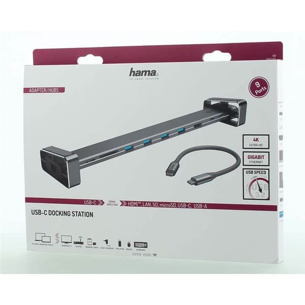 Hama Telakointiasema USB-C 9in1
