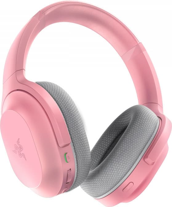 Razer Barracuda trådlösa hörlurar, rosa