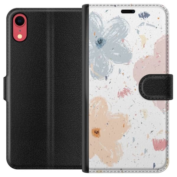 Tegnebogsetui til Apple iPhone XR med Blomster motiv