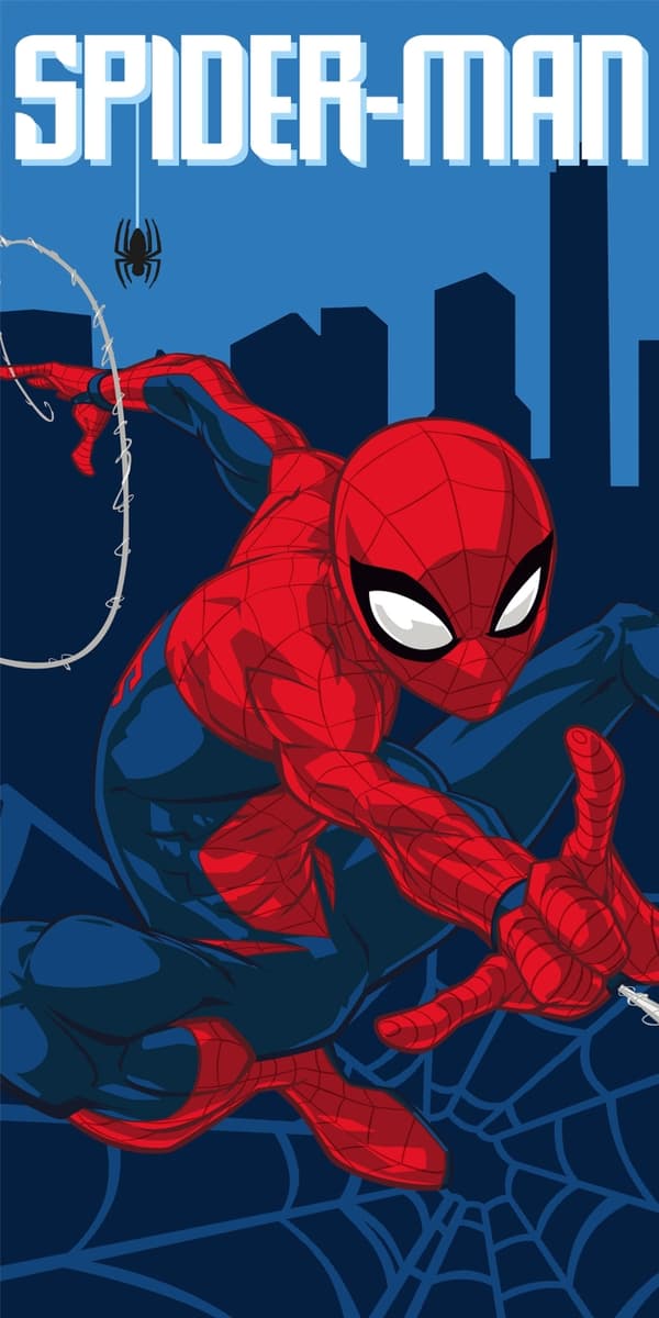 Spiderman Badehåndklæde - 70x140 cm (8014786)