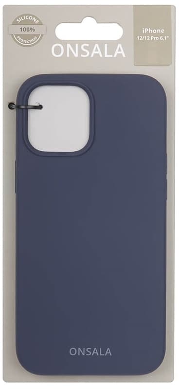 Onsala Mobilskal Silikon Cobalt Blue - iPhone 12 / 12 Pro