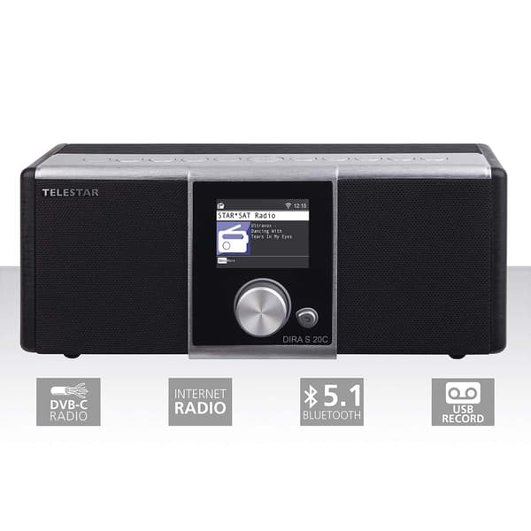 TELESTAR DIRA S 20 C Kabel (DVB-C) og internet-stereoradio