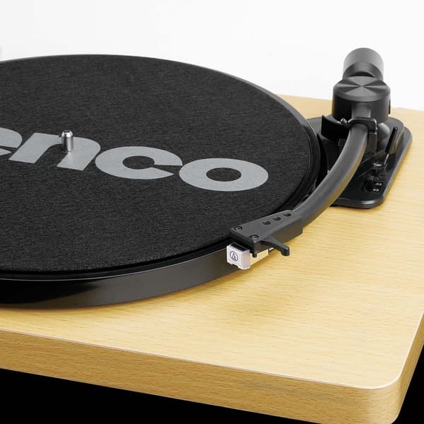 Lenco Platespiller med automatisk stopp og PC-koding Wood