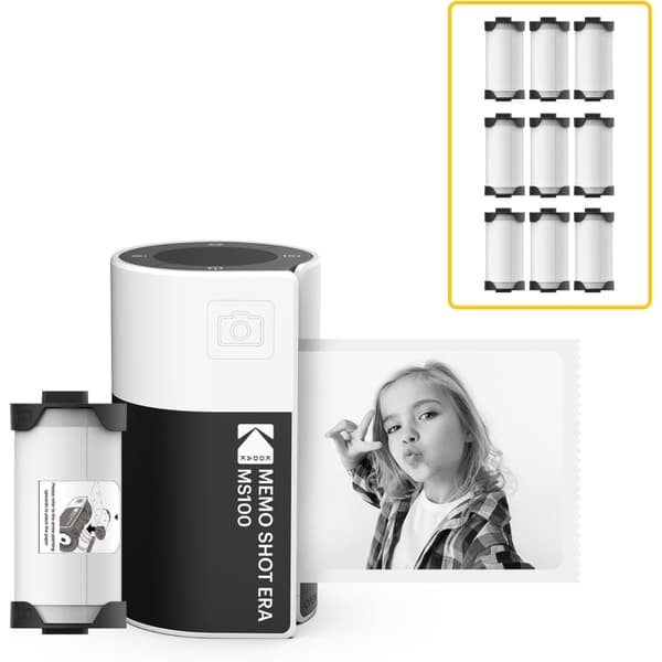 Kodak Instantkamera Memo Shot MS100 Hvidt Bundle