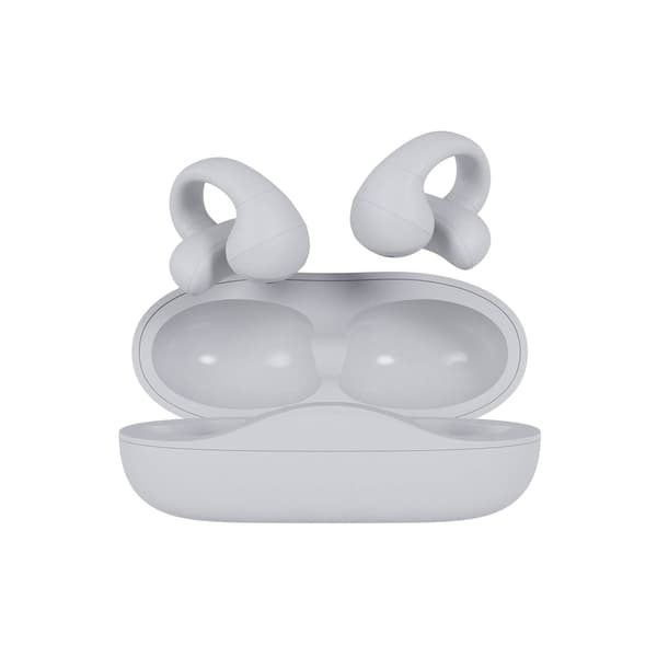 Happy Plugs Høretelefon Clip OWS True-Wireless Hvid
