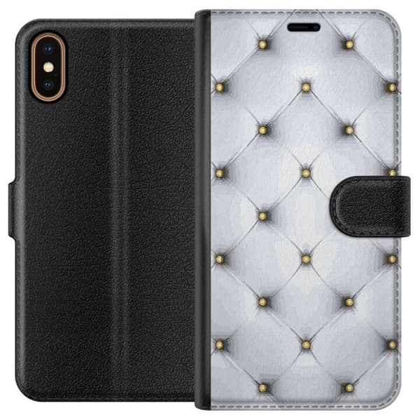 Tegnebogsetui til Apple iPhone XS med Luksuriøst motiv