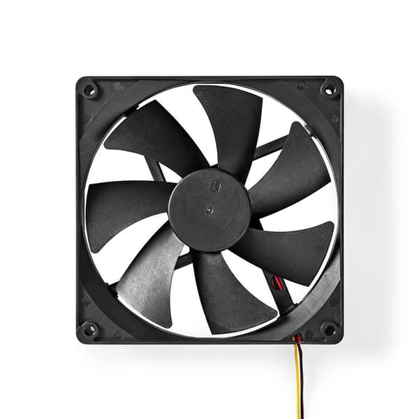 Nedis DC-vifte | DC | Vifte størrelse: 140 mm | 3-Pin | 24.9 dBA | Sort